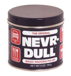 POLISH NEVER DULL 5 OZ CAN FOR METAL SURFACE - Wax
